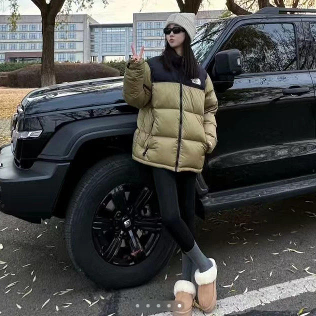 北家断码短款立领羽绒服男女百搭