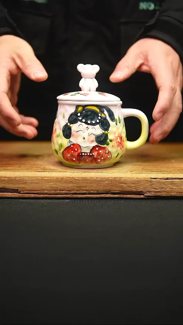 @@陶园瓷舍@@纯手工手绘@高温釉下彩