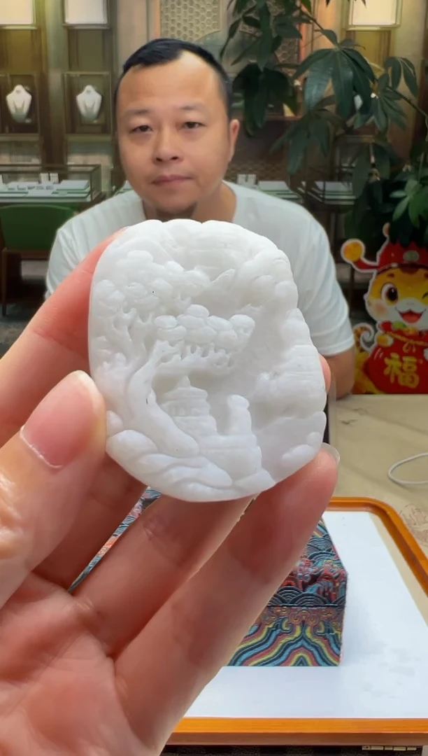 颈饰未镶嵌和田玉-多样性发其一SS-2025-9-27-28