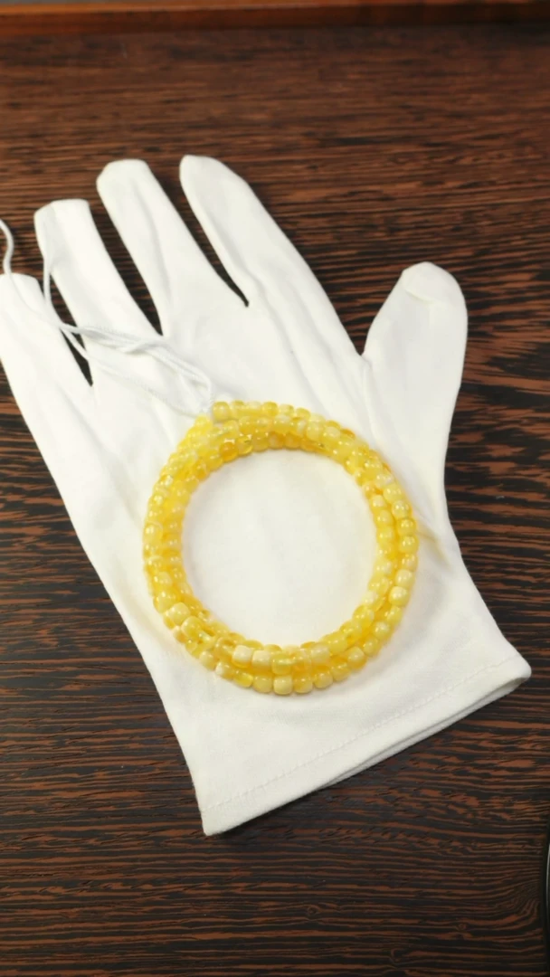 【闪购商品】蜜蜡手链未镶嵌2552/5.5mm老型蜜蜡108