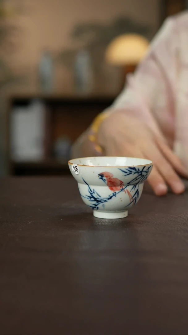 杯景德柴烧手作多人瑕疵