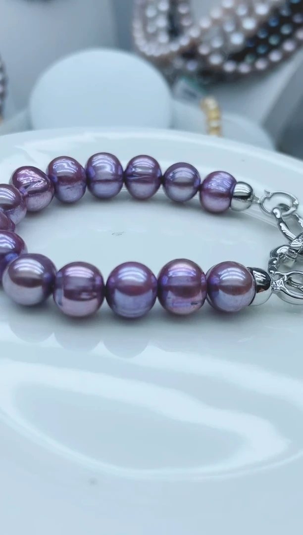 【闪购商品】淡水珍珠颈饰钛钢1