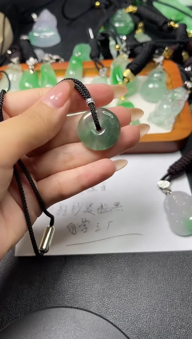 颈饰未镶嵌翡翠所见即所得   一图一物