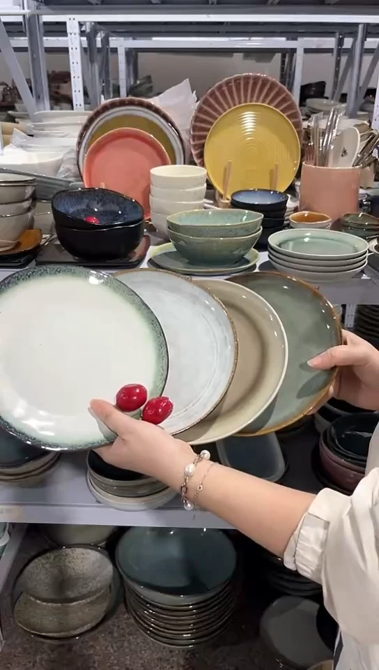 【闪购商品】瓷片外贸尾货瑕疵满20包邮X4 小盘组合