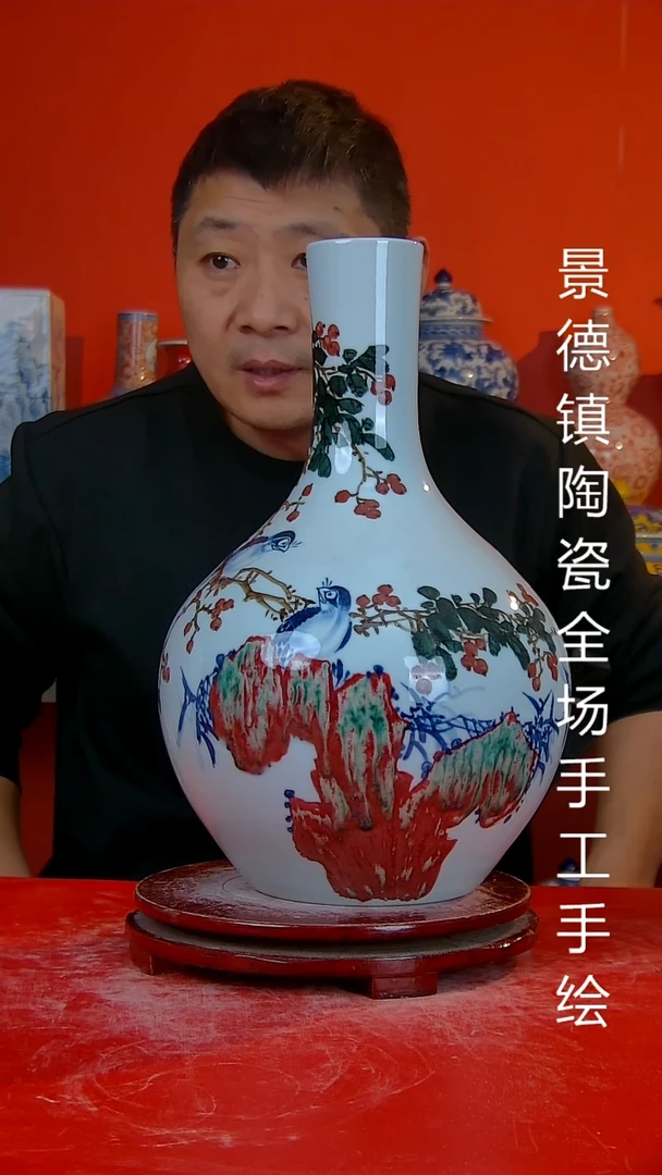 摆件陶瓷景德镇陶瓷 全场手工手绘