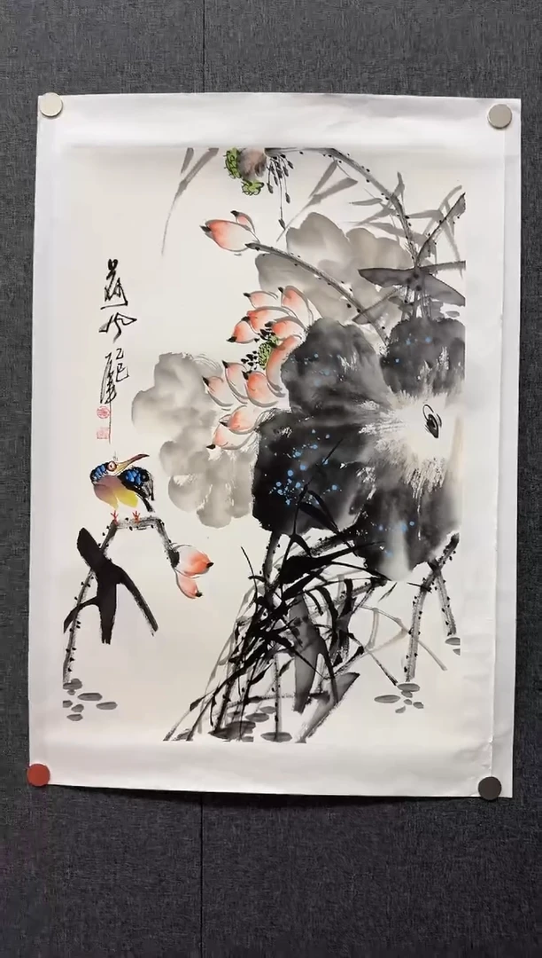 国画炳山艺术--黄俊杰老师作品