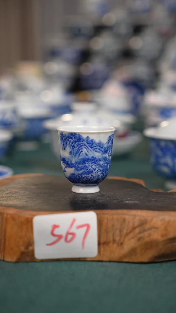 陶瓷567全手工手绘茶器