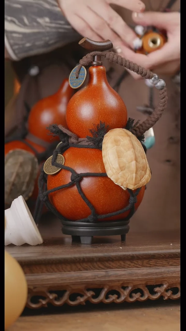 【闪购商品】360号精品天然大漆工艺防渗内胆酒葫芦~