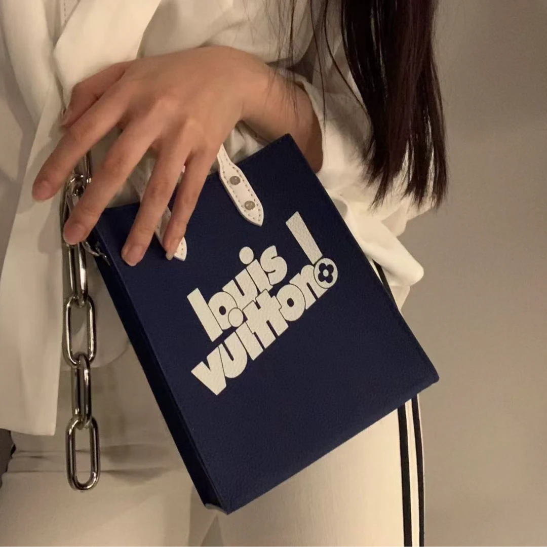 95新 LouisVuitton/路易威登 GGSsac plat xs秀款琴谱蓝29496942