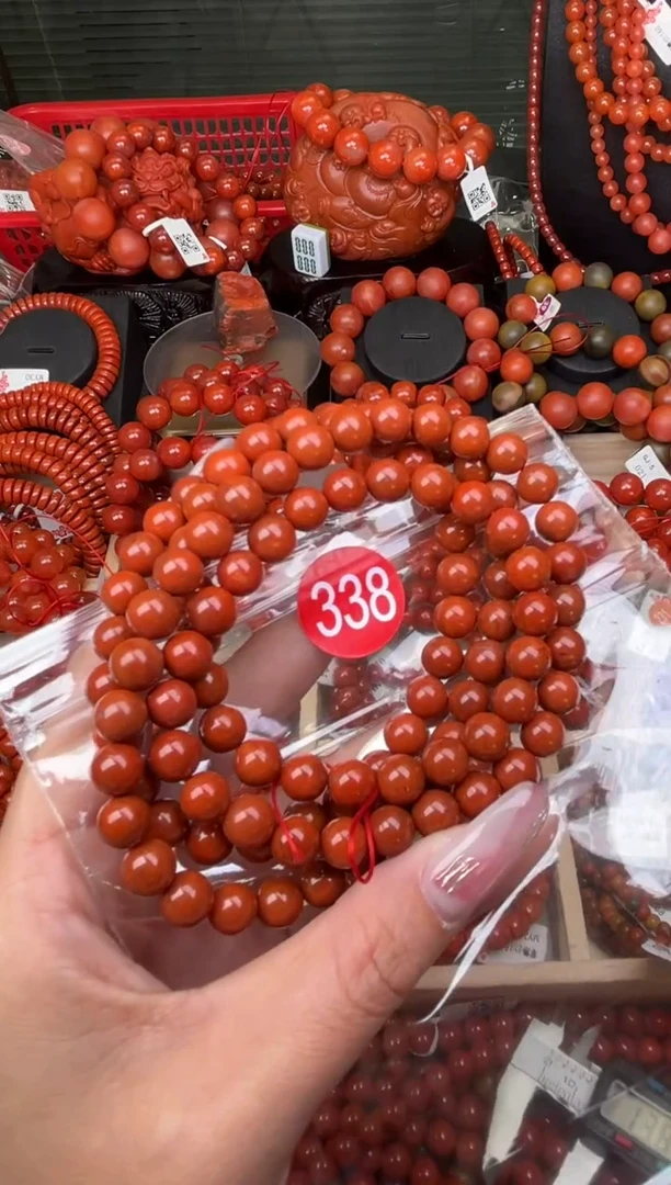 【闪购商品】南红玛瑙珠宝奇石未镶嵌338-8+