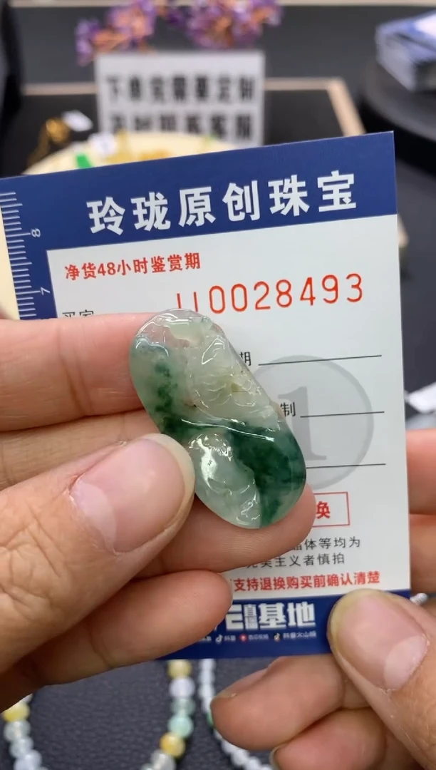 【闪购商品】翡翠颈饰未镶嵌翡翠净货28493