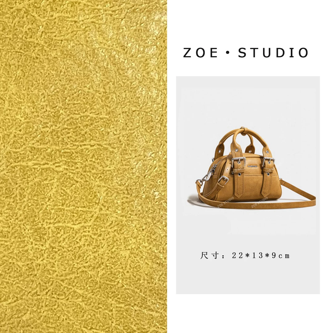 【佐伊甄选】SK-83013-1-南瓜黄轻奢女士潮流百搭单肩斜挎包经典