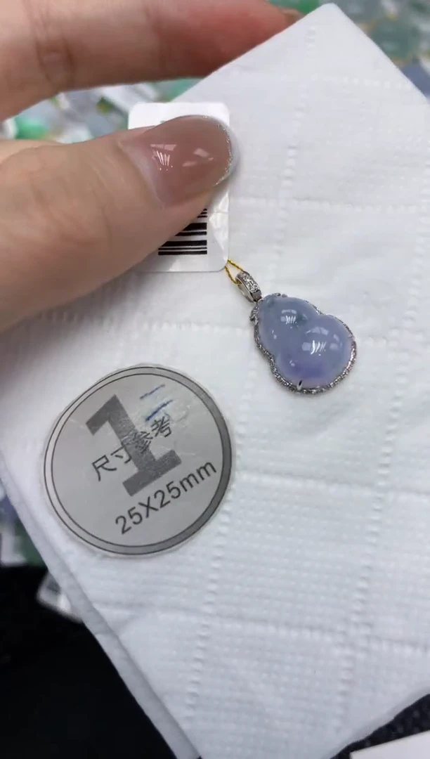 颈饰18K金镶嵌翡翠11111111