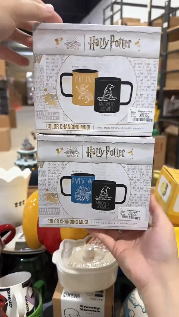 瓷片分院帽变色杯 颜色随机发