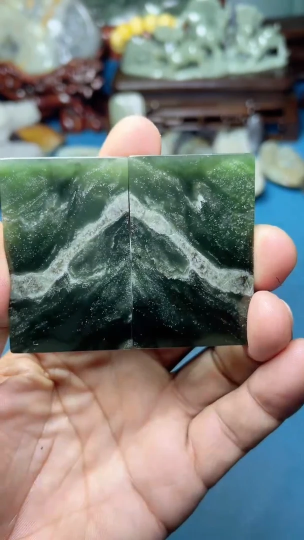 和田玉未镶嵌挂件2