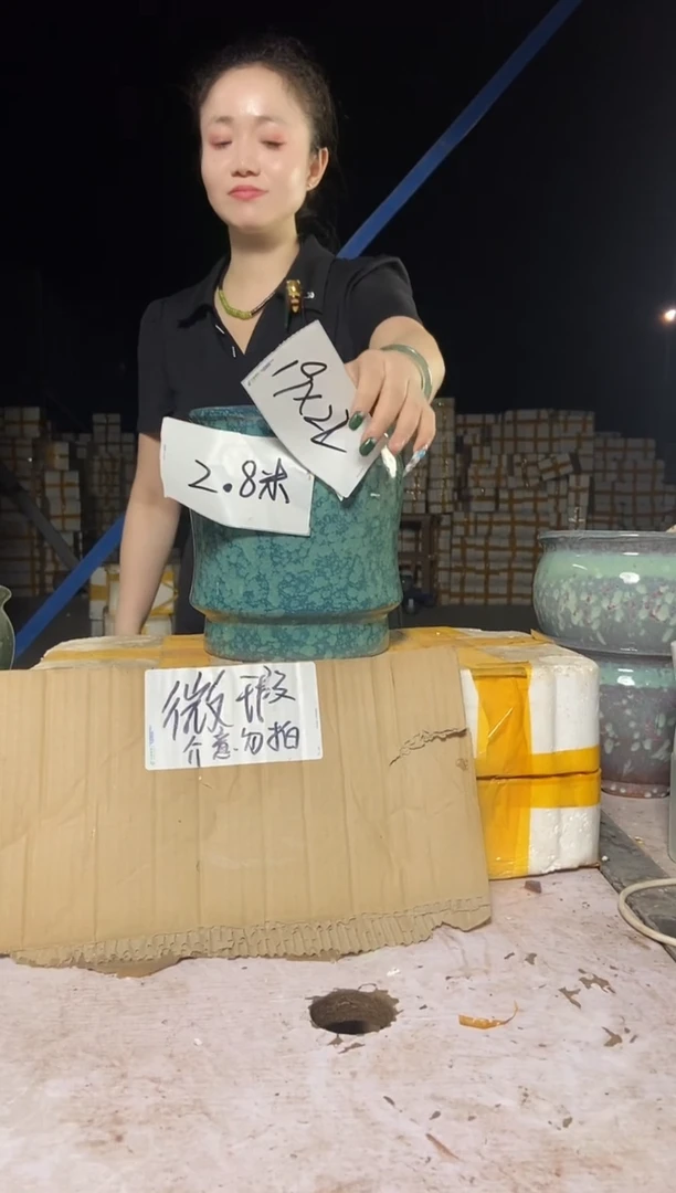 宜兴紫砂粗陶花盆20/22