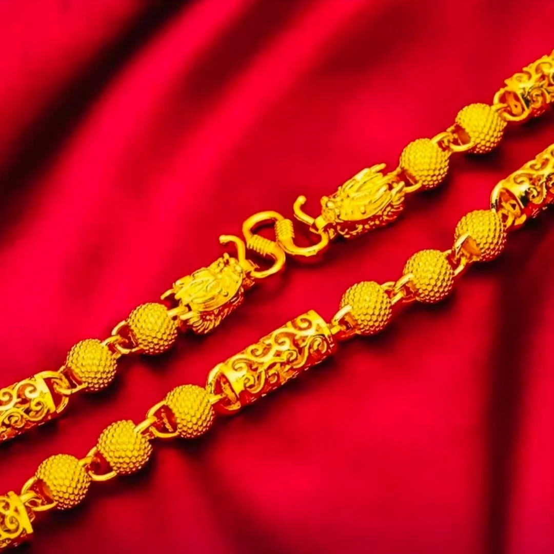 合金项链 2025【祥云项链】时尚经典 气质空心 霸气大气 潮流精工