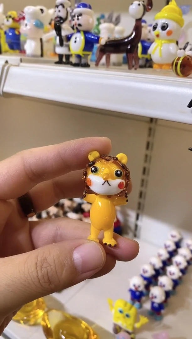 手工艺品琉璃狮子