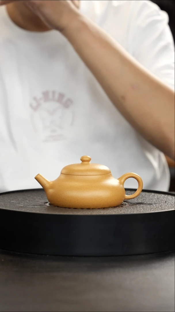 茶壶紫砂老宕口天花板黄金段静乐大漏微微瑕