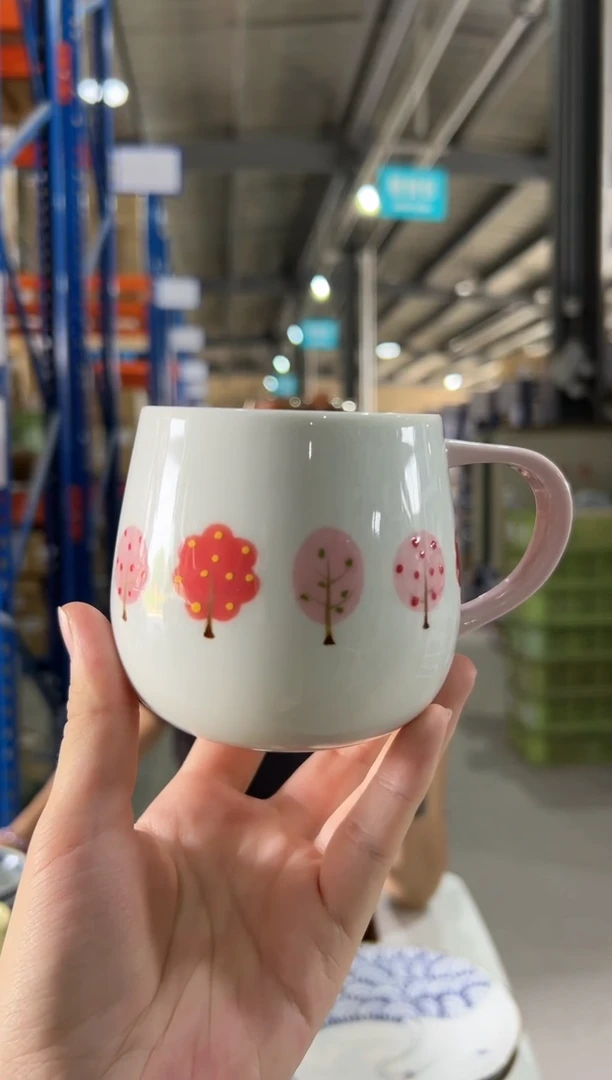 瓷ポプラYouマグ ピンクポプラYouマグ ピンク