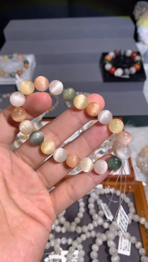 未镶嵌手链水晶4号链接-9咪+