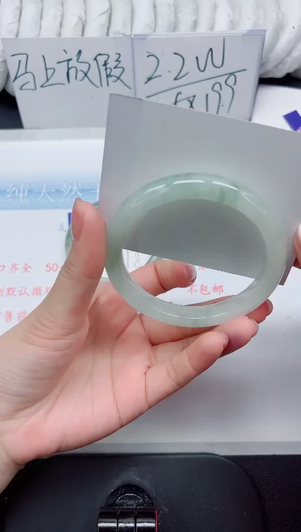 【闪购商品】石英质玉手镯未镶嵌294#58.6