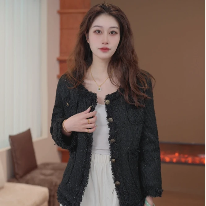 【DD定制】2025新款早春超好看百搭小香风女外套