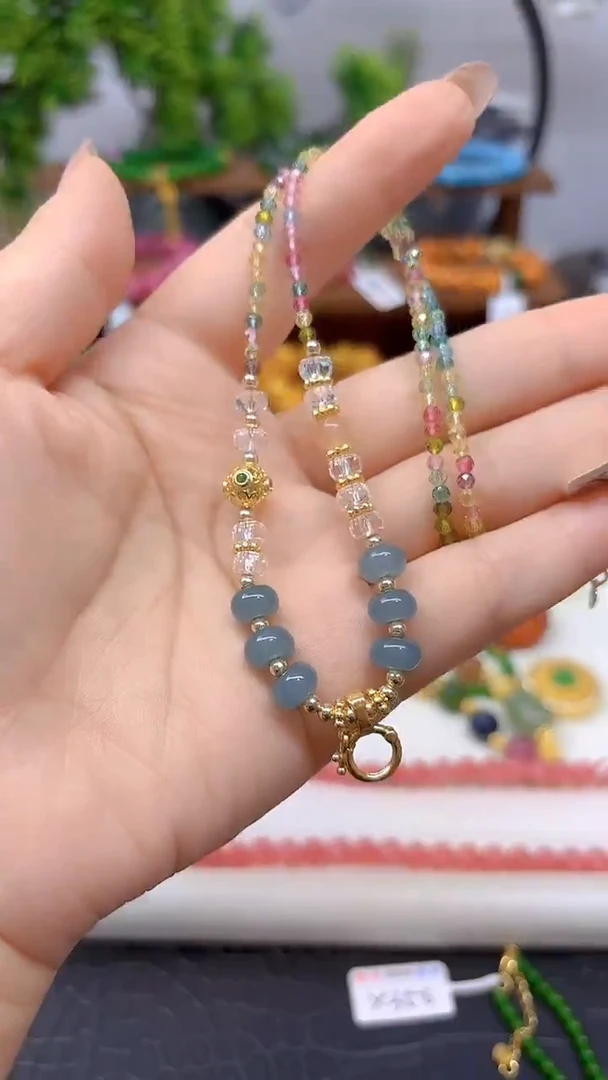 未镶嵌颈饰碧玺X718