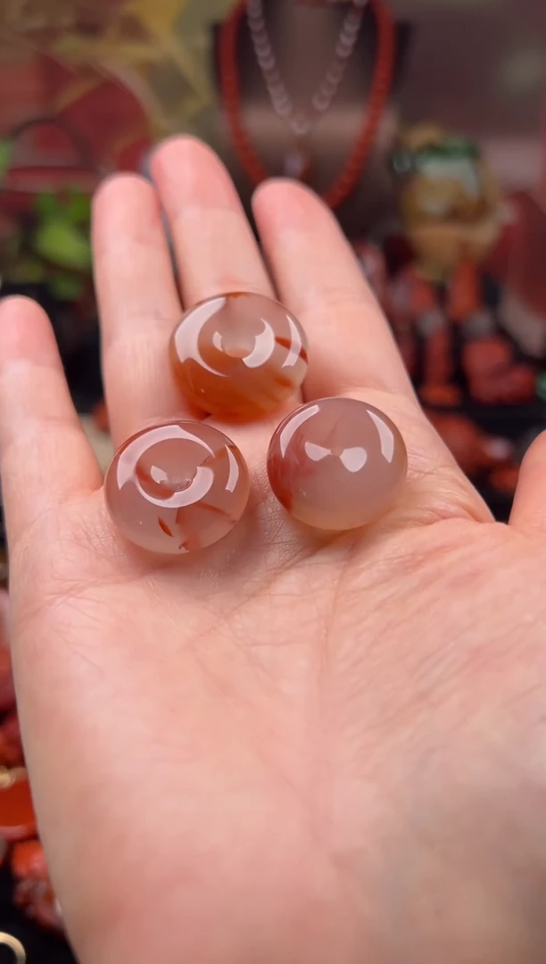 未镶嵌平安扣南红玛瑙平安扣（多样性发其一