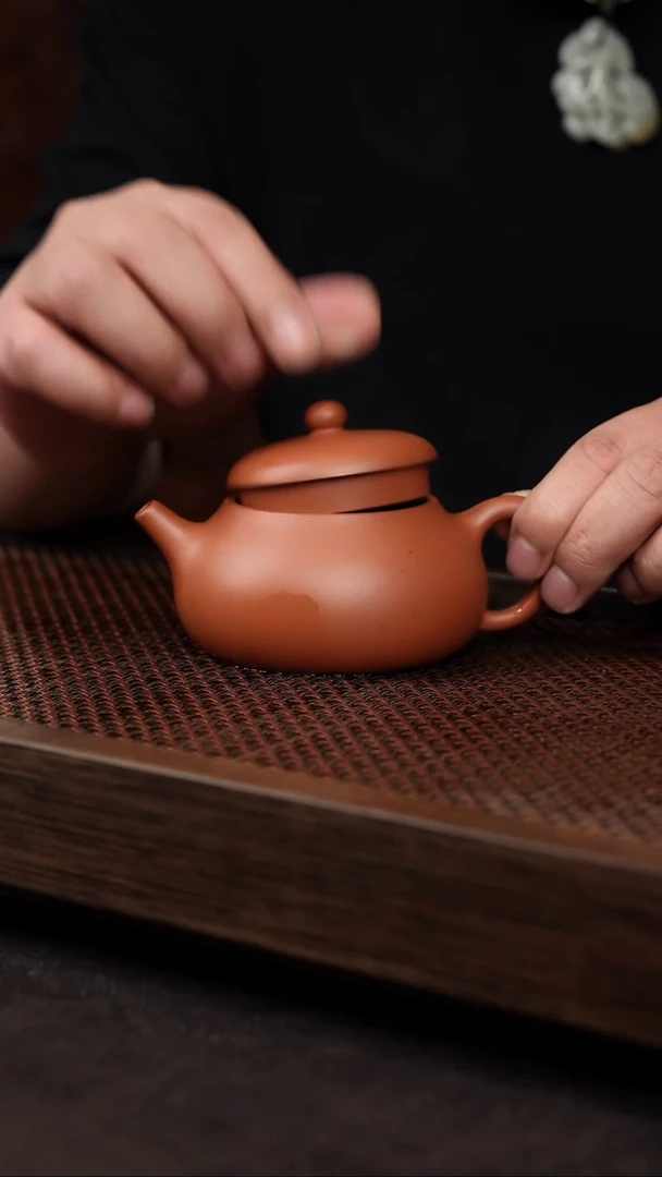 【闪购商品】紫砂茶壶大红泥旭峰西施