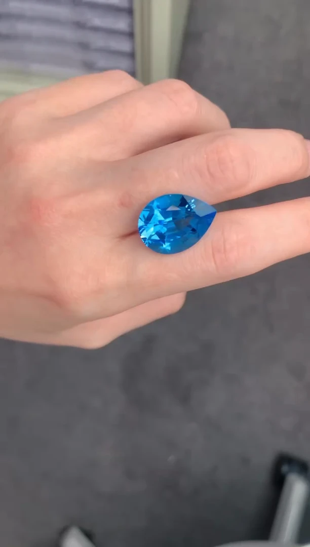 未镶嵌裸石托帕石18.9ct托帕石 DE