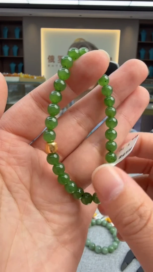 未镶嵌手链和田玉290秒拍号 假一罚三
