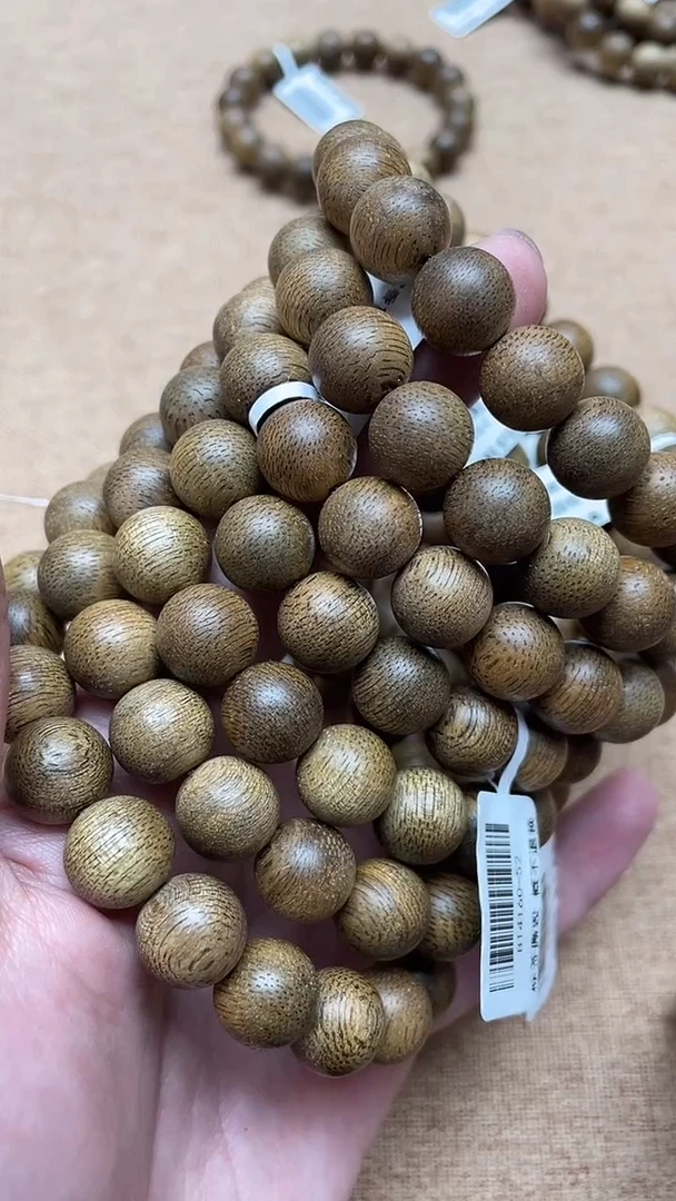 沉香手串文莱1.1圆珠单圈多样性发其一