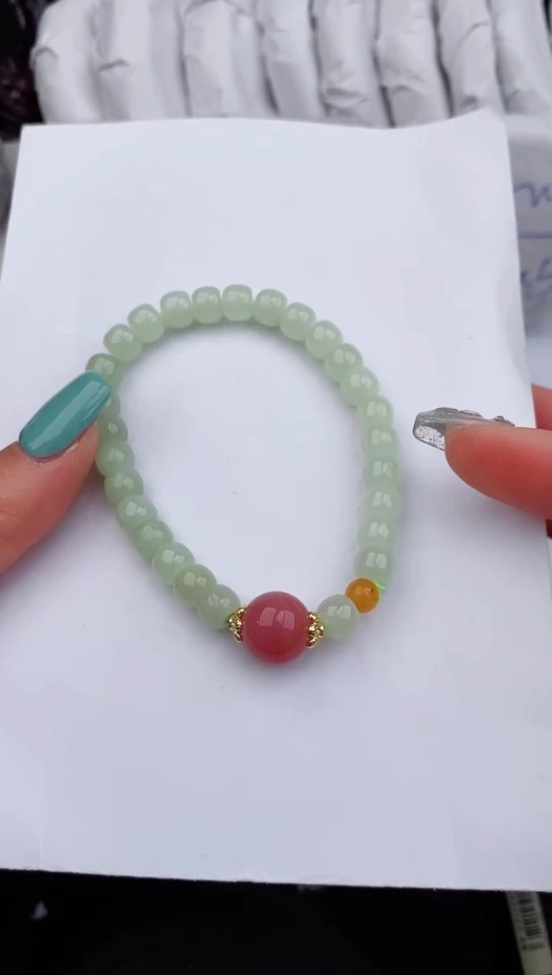 【闪购商品】和田玉手链未镶嵌0111微色差T