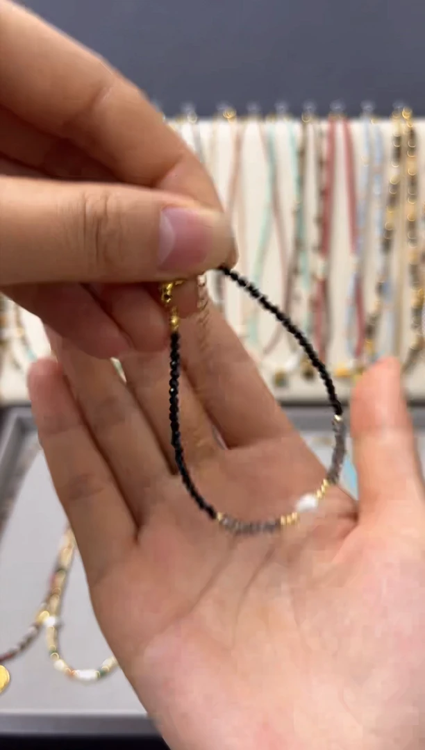 【闪购商品】石英质玉项链合金9号