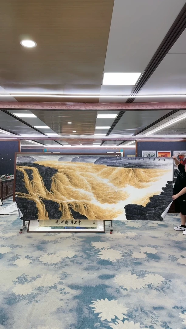国画W-张伦玉-大丈二-山水国画
