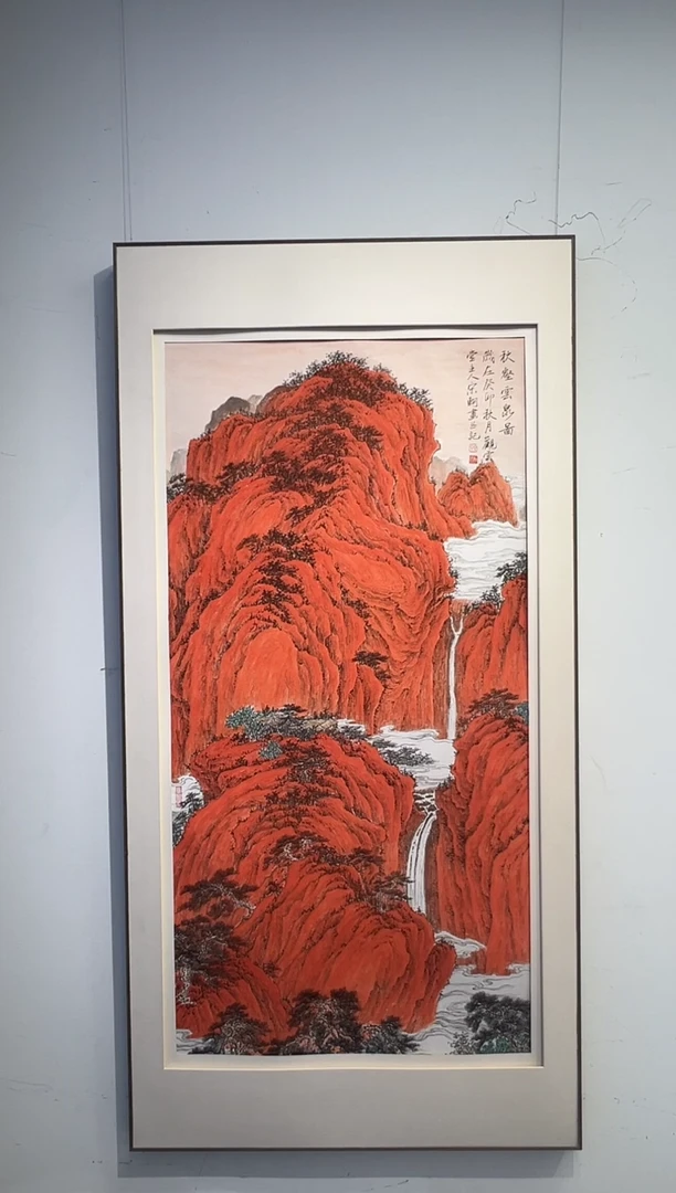 国画宋轲-8平尺-国画作品-红