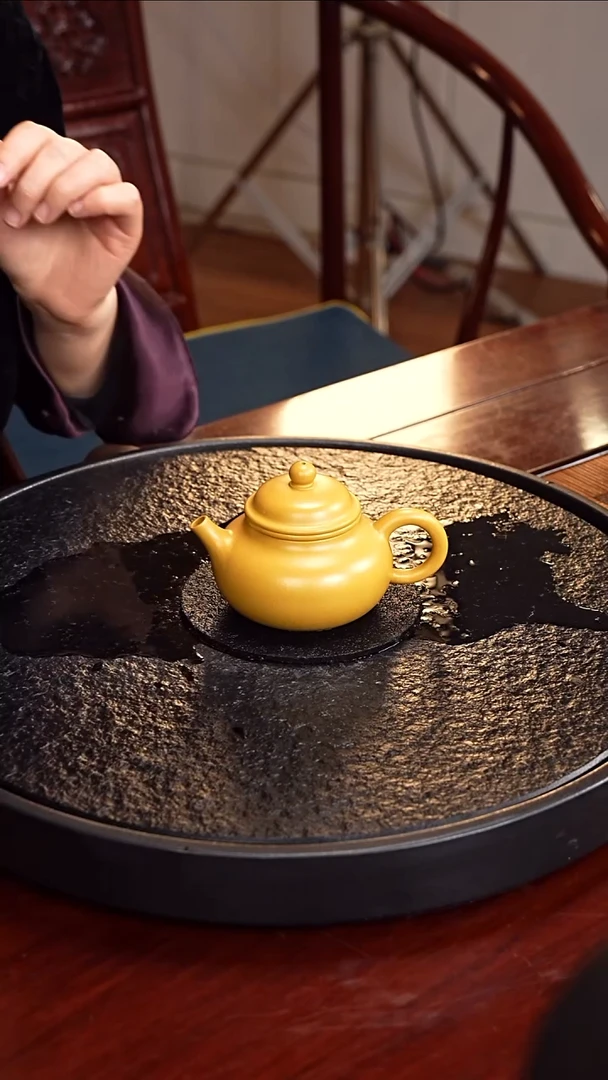 茶壶紫砂SL 容天17 黄金朱泥  180毫升