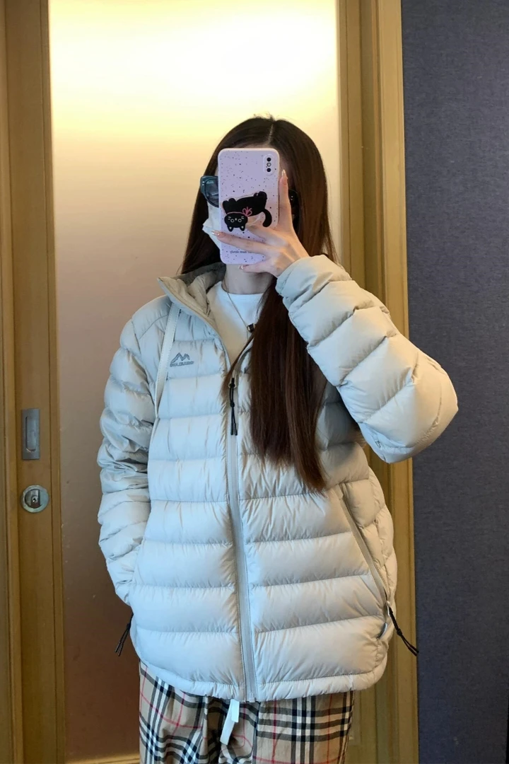 韩系轻薄早秋棉衣外套女连帽修身小个子设计感排骨服爆款夹棉棉袄