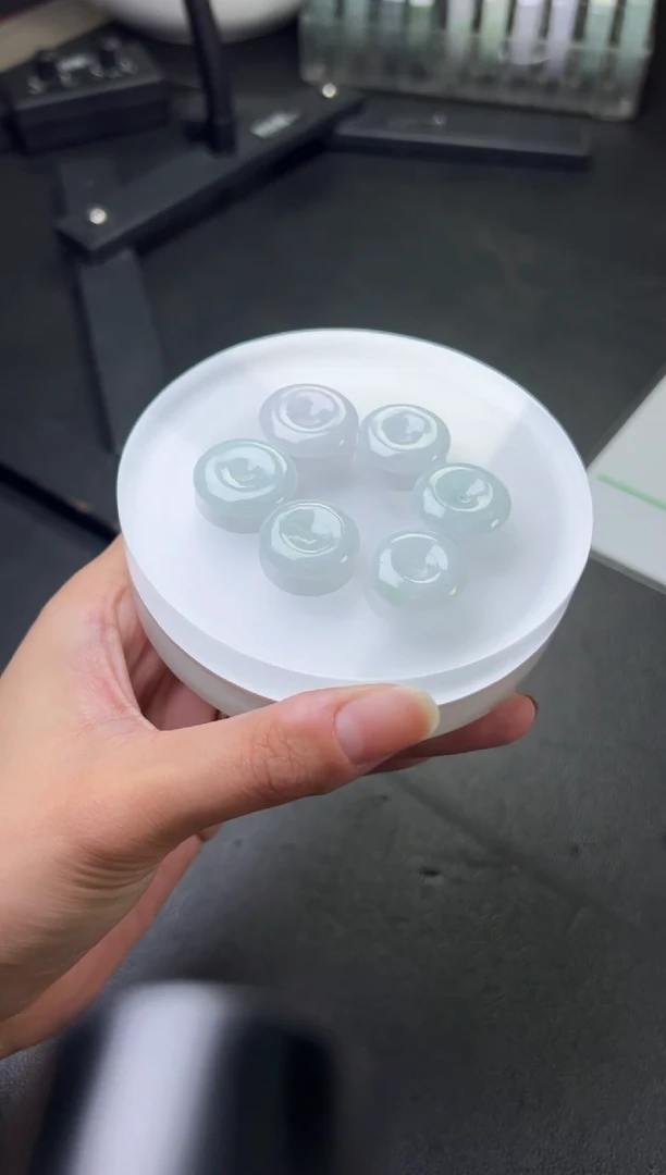 翡翠挂件未镶嵌平安扣FL49@CP多样性发其一配绳