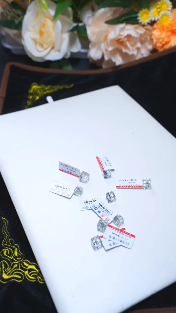 水晶珠宝半成品未镶嵌A010绿幽灵满天星方糖/个-多样性发其一