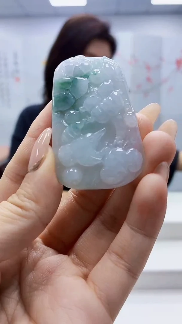 未镶嵌定制翡翠4829ty-毛货挂件37