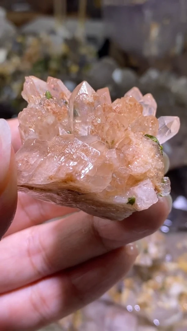 未镶嵌珠宝半成品水晶72号 58克超七花园水晶晶簇