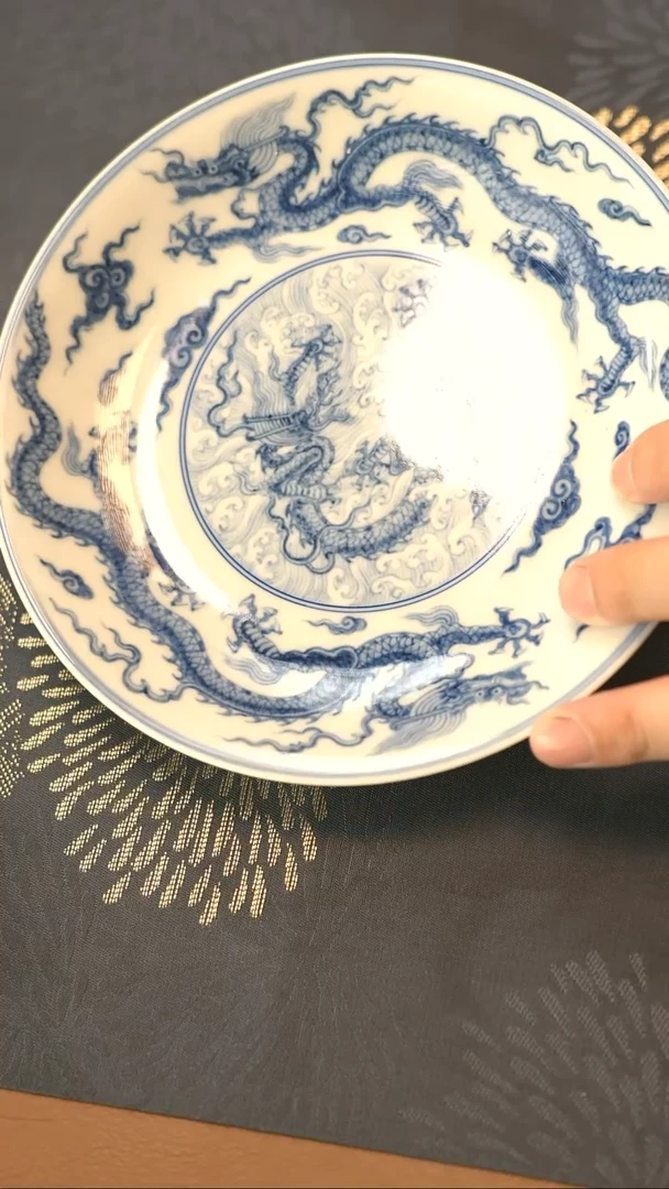 垂虹慕古三龙纹壶承