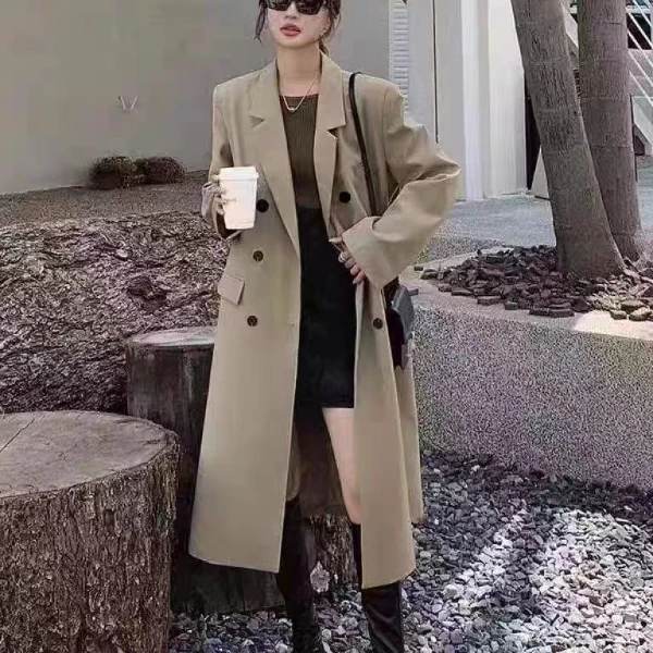 【宠粉浮力】西装风衣外套女春秋韩版高级感流行休闲大衣A50221