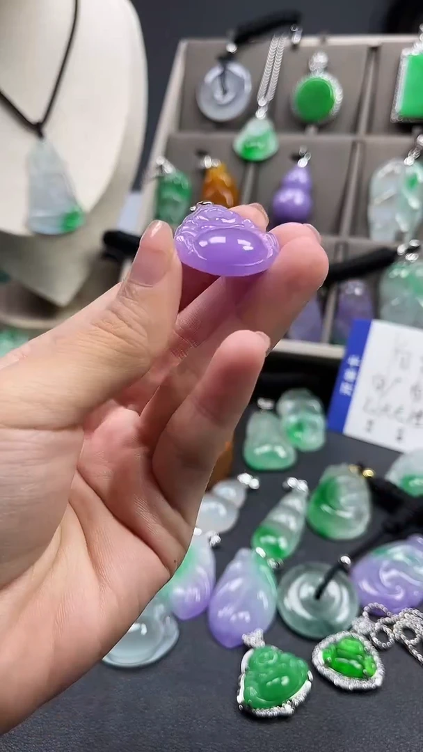 颈饰未镶嵌翡翠  所见即所得 一图一物