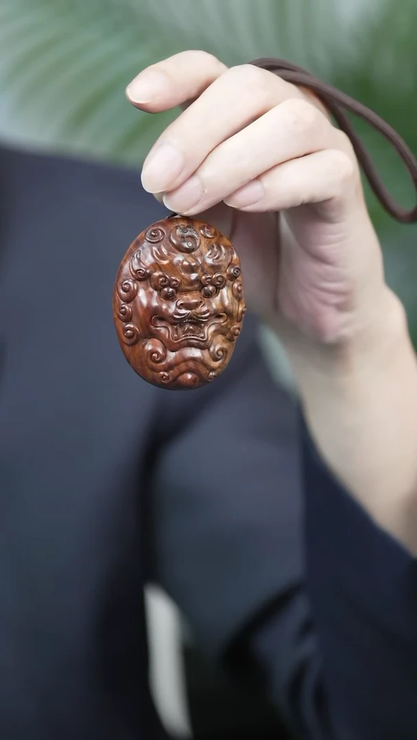黄花梨/降香黄檀把件黄花梨  牌子