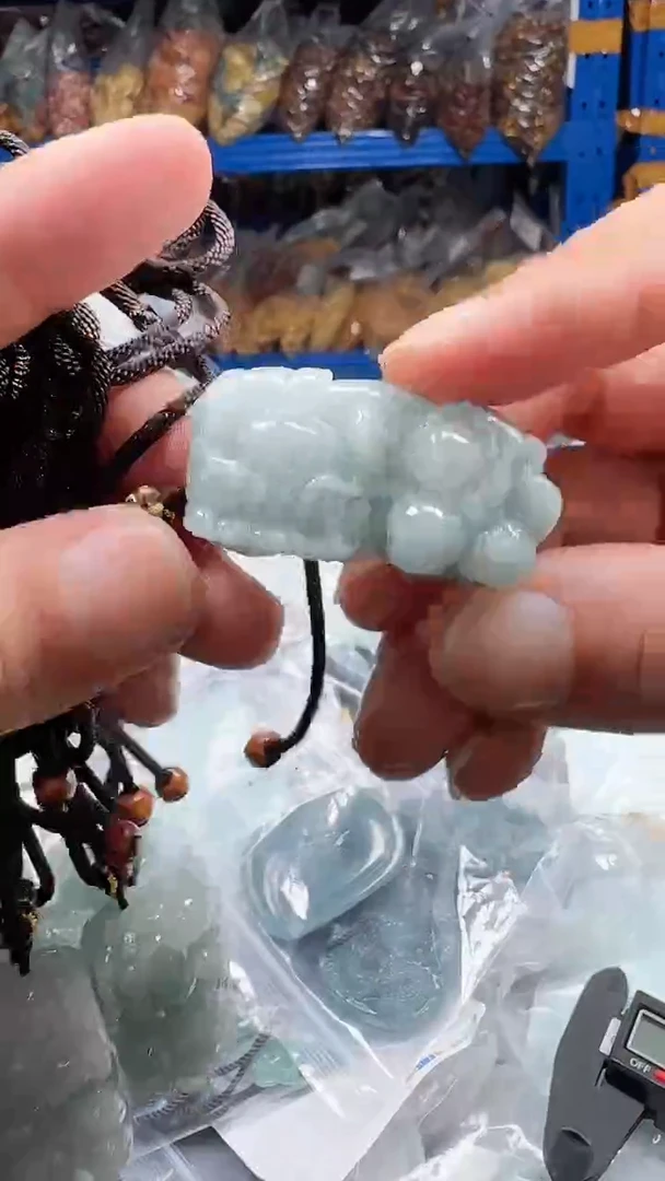 翡翠未镶嵌颈饰045貔貅