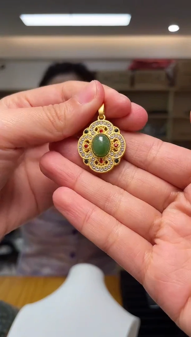 和田玉未镶嵌颈饰（多样性单个发货）