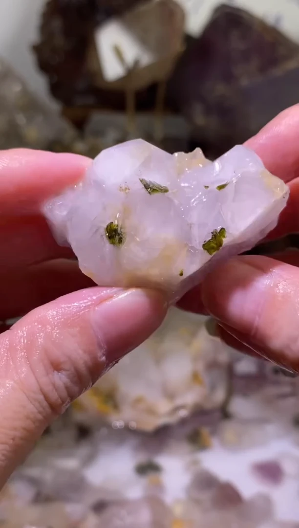 未镶嵌珠宝半成品水晶105号四川超七花园水晶